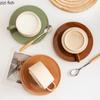 250ml Ceramic Coffee Cup and Saucer Set Milk Tea Cups Oatmeal Breakfast Cups Office Water Cup Milk Mug Afternoon Tea Mug Teacup