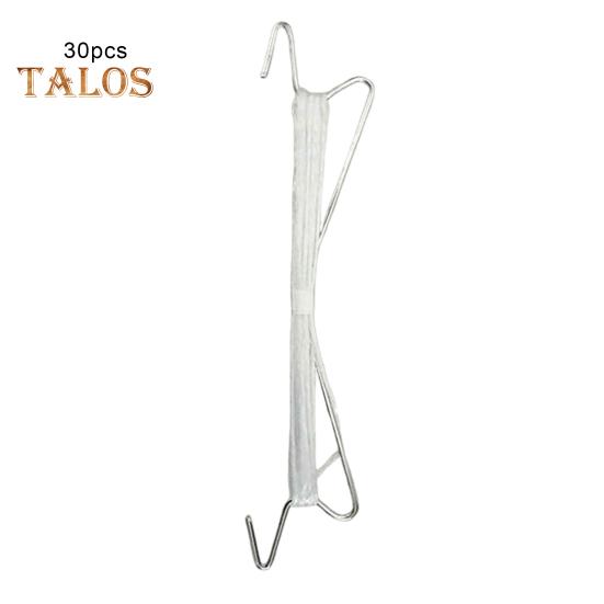 30 ks Háčky na rajčata Klipy na podporu rostlin Nerezové Odolné proti korozi Nesnadno deformovatelné Opakovaně použitelné popínavé rostliny Háčky držáky na rajčata