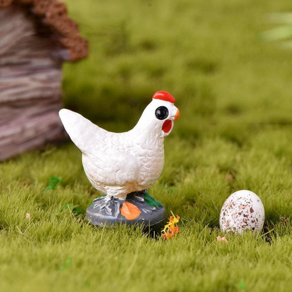 Мини-животные 3 фигурки Маленькая утка Птица Фея Сад Миниатюрный ландшафт Террариум — фото 15