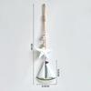 Mediterranean Style Wooden Ocean Animal With Jute Rope Wall Pendants Home Decoration For Nautical Themed Eco-Friendly Ornament