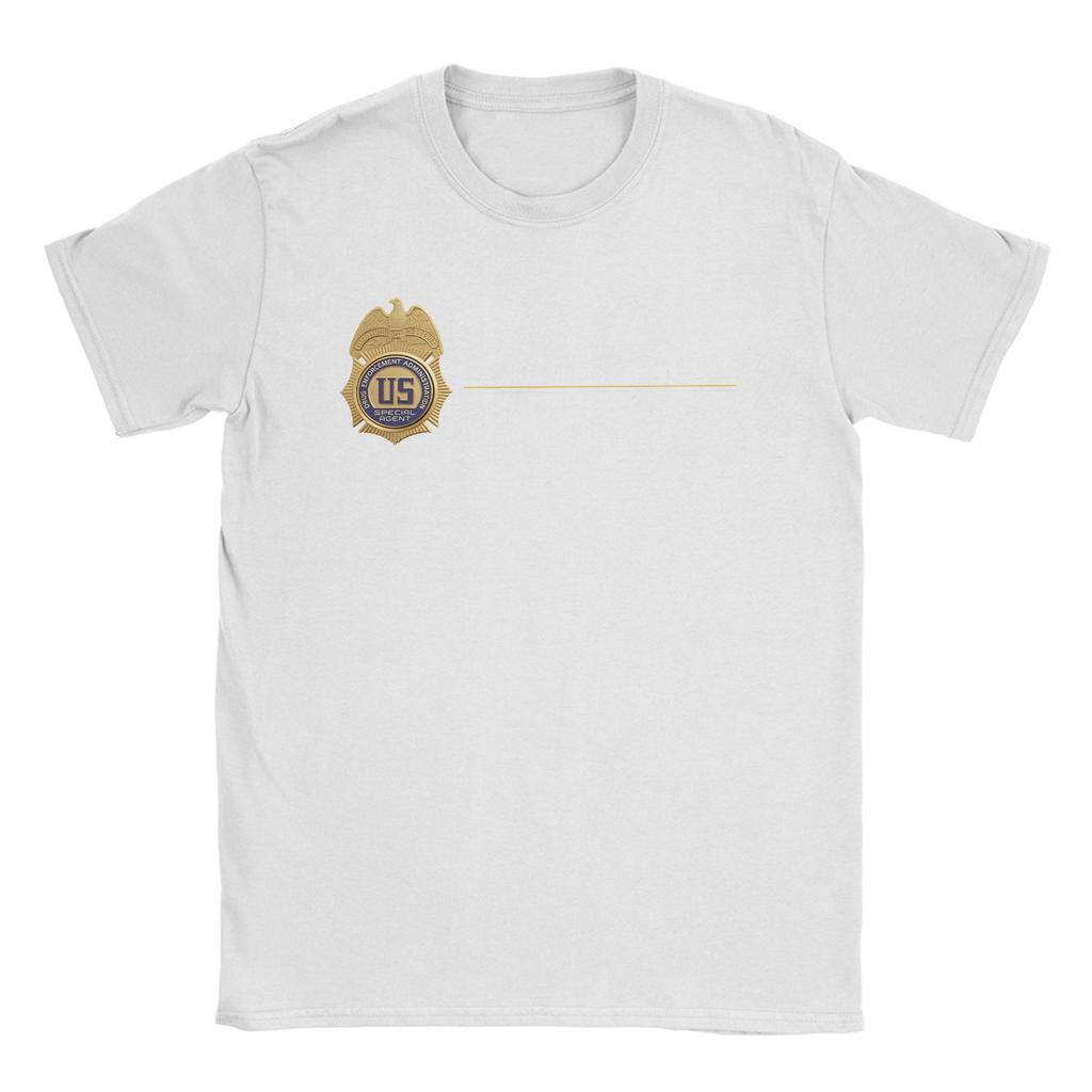 Vintage TShirt Beach DEA US Federal Interdiction Agency Popular TShirts Cotton Tee Shirt for Man Awesome Short Sleeve Tees
