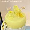Portable Student Cartoon Water Cup Ins Wind Explosion Cute Double Drink Campus High Value Girl Portable Thermos Cup