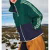 Adidas Originals Classics Trefoil Embroidery Logo Stand Collar Fleece Jacket Unisex Outerwear Green HY1377
