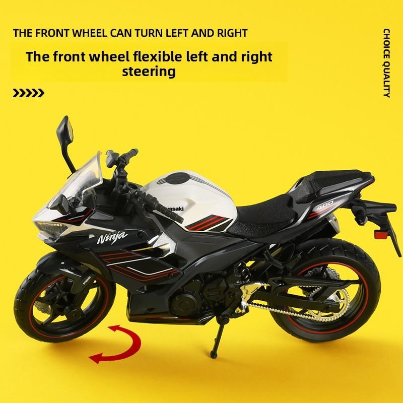 Simulation Kawasaki Alloy Ninja Motorcycle Model Toy For Play Display And