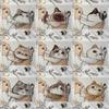 40x30cm Linen Cat Print Table Mat Cute Cat Cartoon Animal Pattern Placemats For Children Kids Kitchen Dining Place Mats Pads