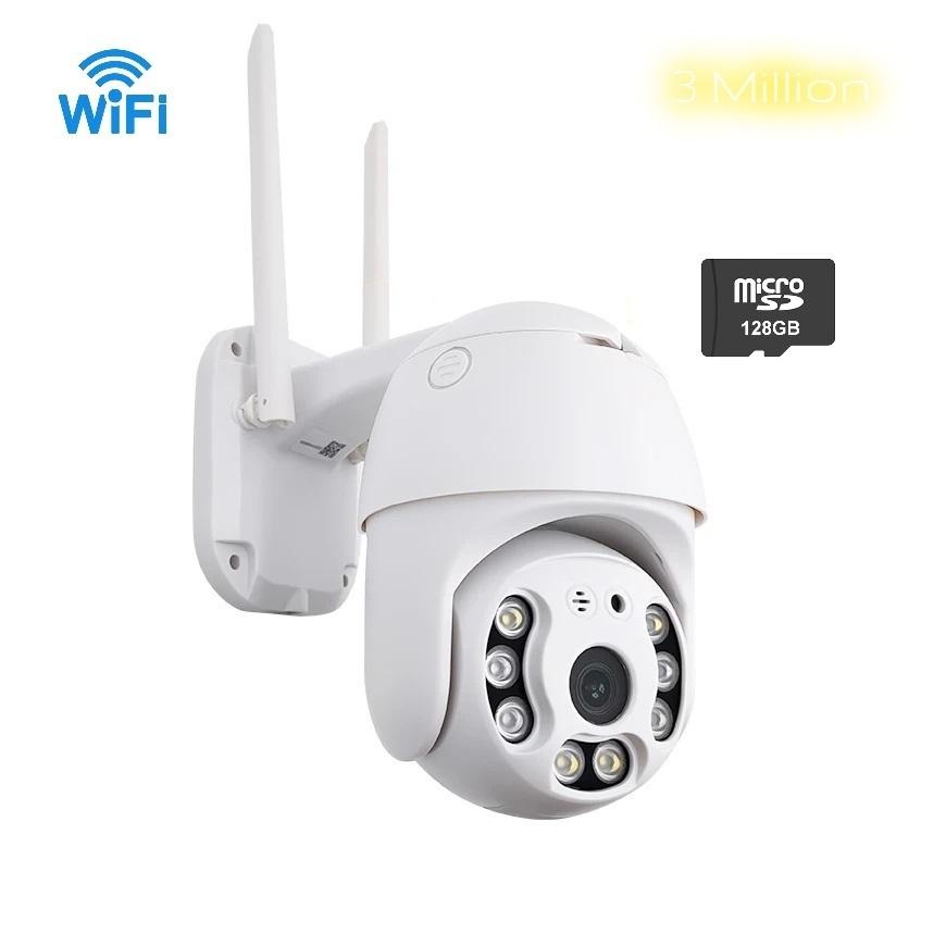 WiFi Camera Outdoor Home Security IP Smart Monitor Video Surveillance Camera Full Color Night Vision CCTV