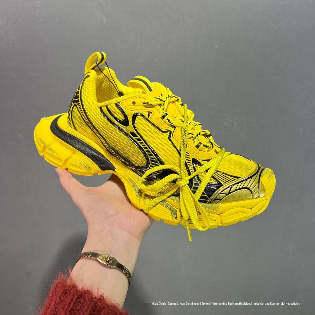 Men's Black Distressed Style 3XL Thick-Soled Casual Sports Dad Shoes with Height Boost