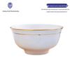 Jingdezhen Knochenporzellan Goldrand Reis- & Suppenschüsseln - Set aus 4