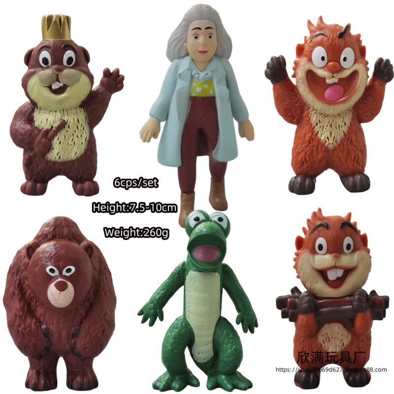 

Latest Movie Hoppers Figure Collection Mabel King Georges Tom Lizard Bird King Ellen Bear Figure Adorable Anime Figurine Model Toy Present