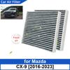 Car Air Filter for Mazda CX-9 2016-2023 Carbon Fiber Cabin Auto Filters 87139-0E040 87139-0R030 CF12157 8713926010 9713958010