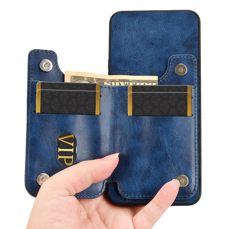 For 14T Pro Case Luxury Can Be Attached With Card Package Calfskin PU Leather Ultra Thin back cover for 14T Pro