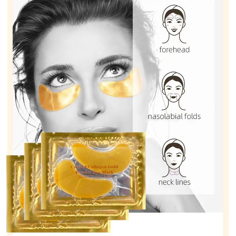 5 Pairs Golden Eye Mask Collagen Eye Patch Moisturising Nourishing Fade Dark Circles