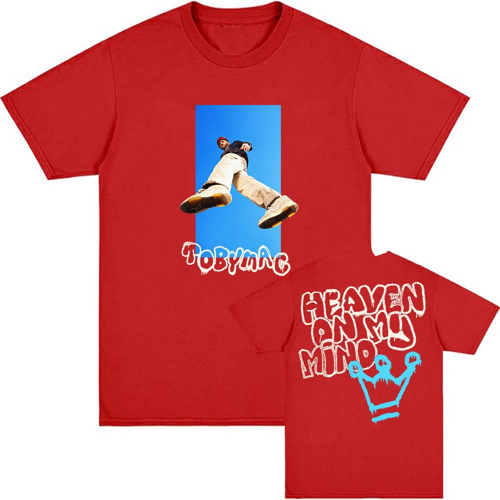 TOBYMAC Heaven on My Mind Tee Unisex Streetwear Singer Fashion Graphic Printing T-shirt Short Sleeve Cotton T Shirt