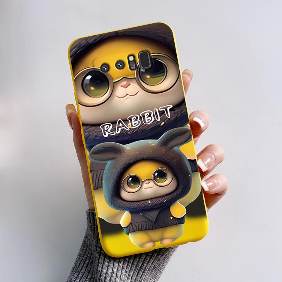 Cases For Samsung Galaxy Note8 Protection Back Covers Soft Silicone Cases For Samsung Note 8 Fashion Cartoon Printed Phone Coque