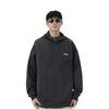 Li-Ning Solid Color Zipper Fleece Hoodie Men Hoodies Black AWDTB33-3