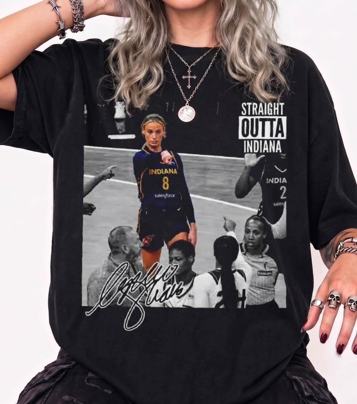 Retro Sophie Cunningham Basketball T-Shirt, Sophie Pointing Meme Shirt Unisex T-Shirt S