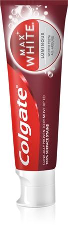 

Colgate Max White Luminous toothpaste for dazzling white teeth TU прозрачный