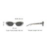 Gentle Monster Solid Color Design Oval Sunglasses Unisex sunglasses Gray MOLTA-BRC11