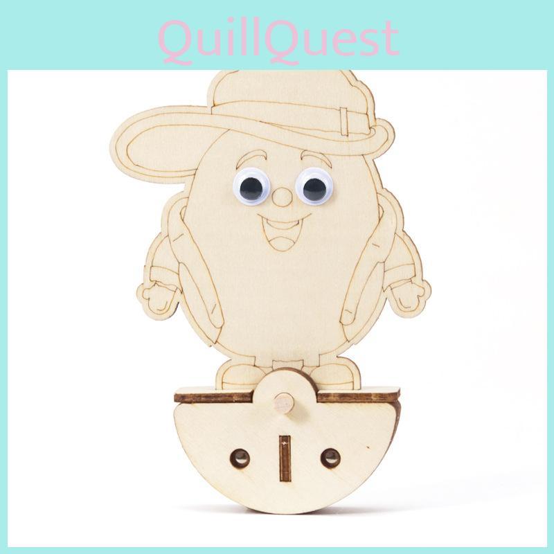 Creativity Wooden Potato Image Tumbler Assembly Set Children Puzzle Toys For Kids Educational Handson Learning Set