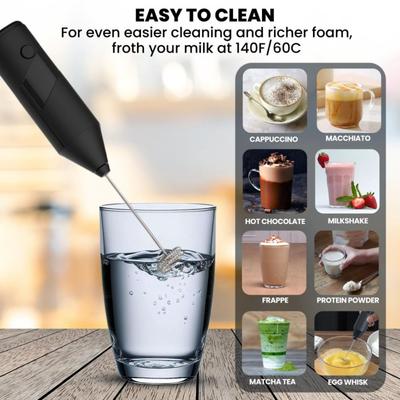 New Mini Milk Frother Automatic Portable Egg Beater Handheld Chocolate Stirrer Kitchen Tool