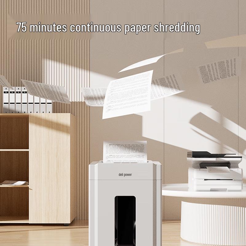 Deli Commercial & Office Paper Shredder CN plug (adapter included)