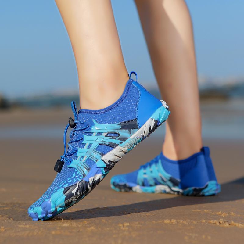 Leichte, schnell trocknende Wasserschuhe für Herren und Damen, Barfuß-Aquaschuh, Strand-Watschel-Sneaker für Kajakfahren, Bootfahren, Wassersport