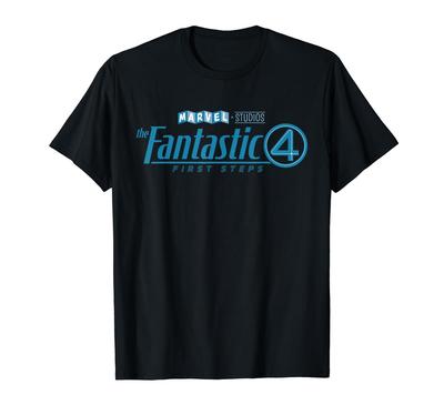Marvel Studios The Fantastic First Steps Film Logo Vier T-Shirt