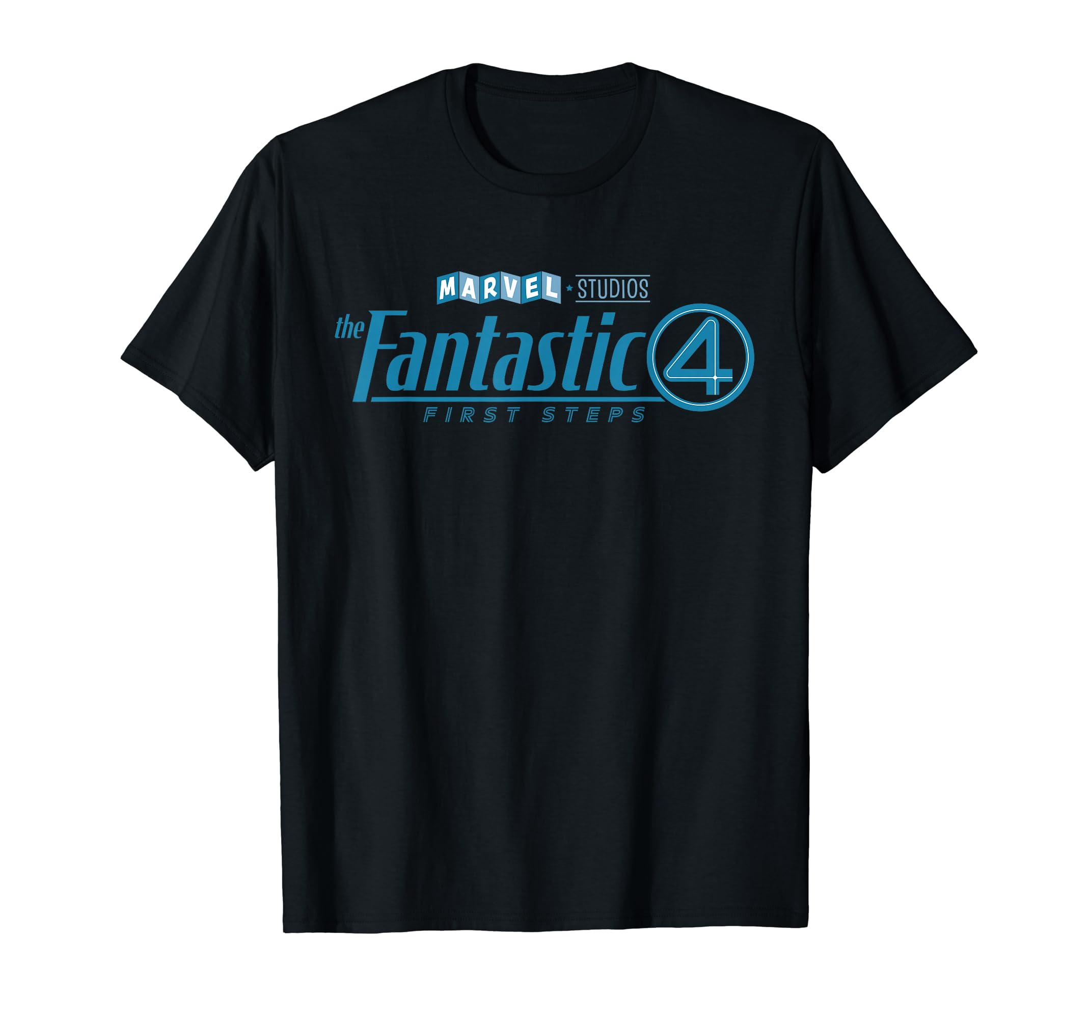 

Marvel Studios The Fantastic Four: First Steps Movie Logo T-Shirt