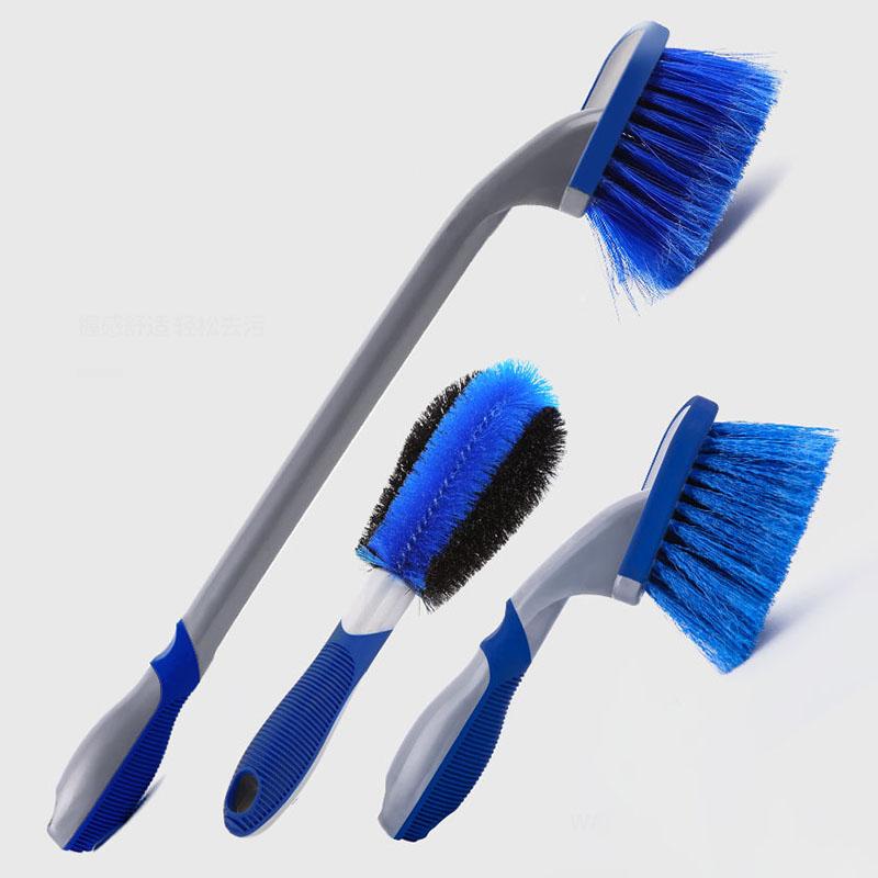Autoreifenbürste Autowaschwerkzeug Reinigung Felge Speziell Starke Dekontamination Autowaschbürste Rutschfester Griff Reifenbürste
