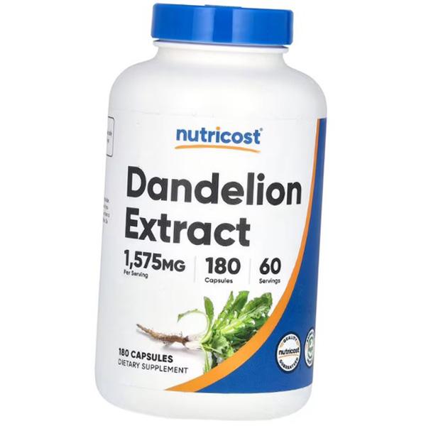 Экстракт одуванчика, Dandelion Extract, Nutricost  180капс (71647080)