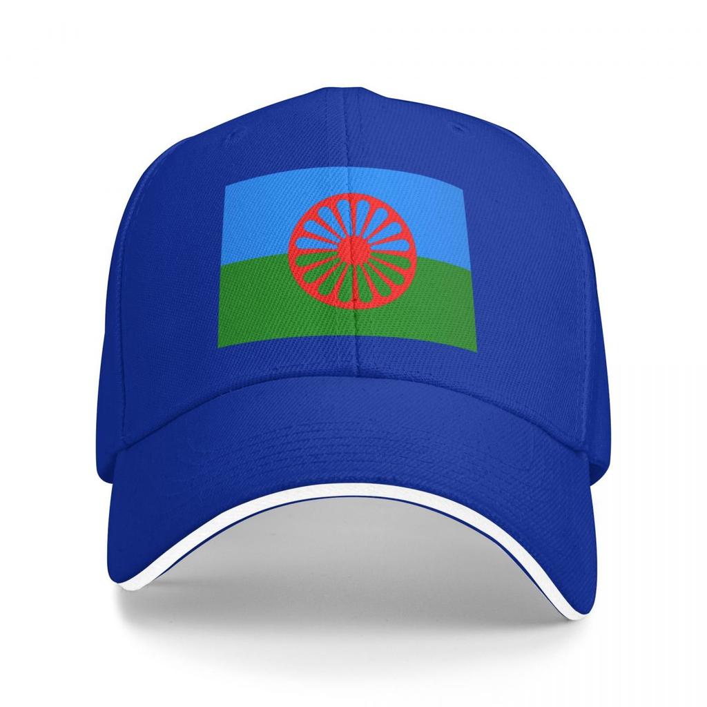 Rom Gypsy Romani Flag Baseball Caps Snapback Baseball Hats Breathable Casual Casquette Outdoor for Men And Women