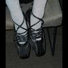 Fashion Women's Ballet Flats Fashion Korean Ballet Style Lace-up Retro Casual Shoes Comfortable Lightweight Ballet Sneakers