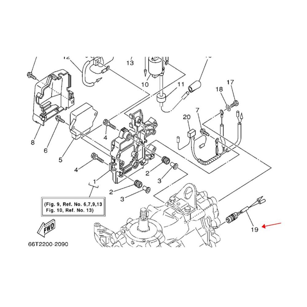 Temperature Sensor Outboard Thermo Switch 688-82560-10 Outboard Temperature Switch Boat Engine