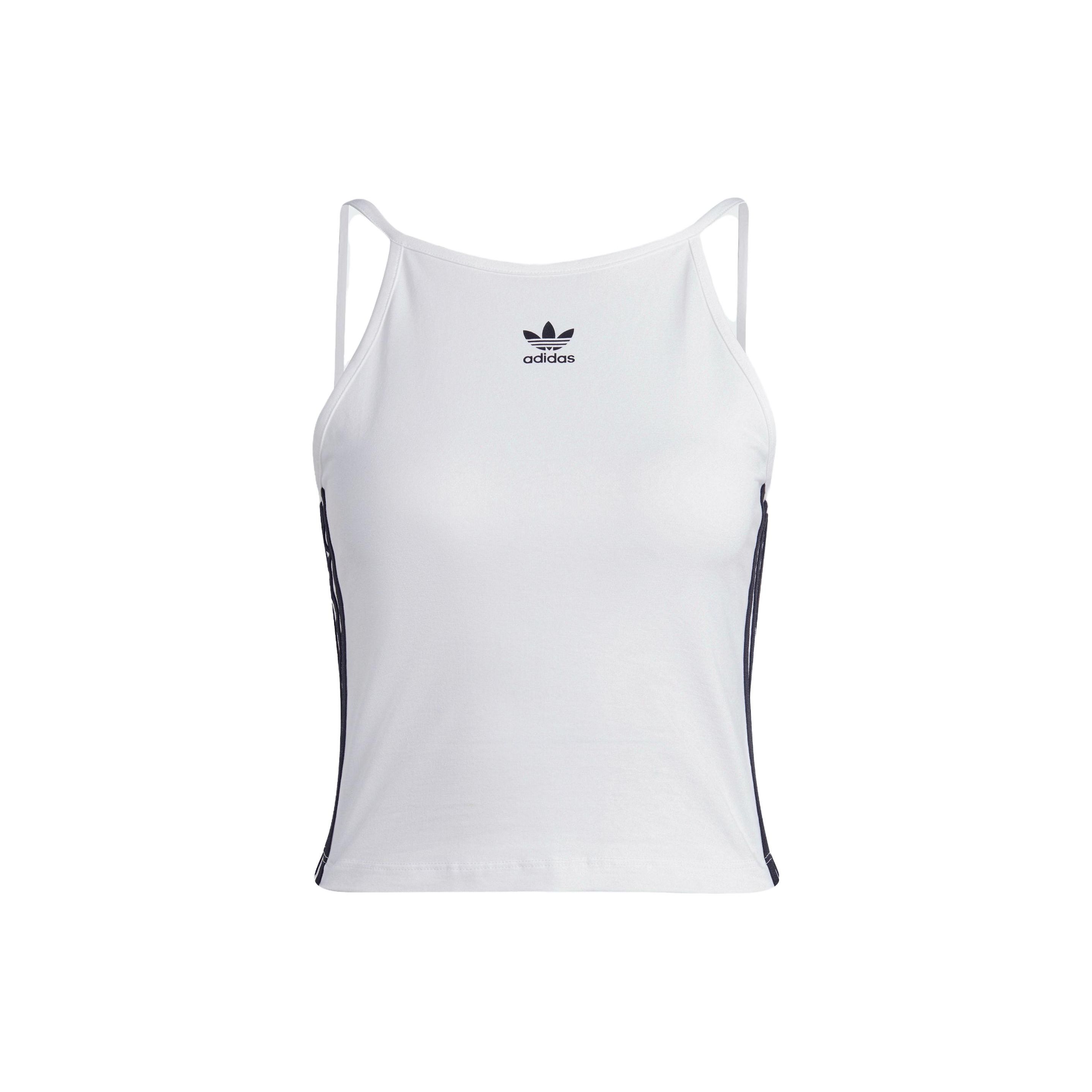 

adidas Women s Adicolor Classics Tank Top White Black IB7303 L