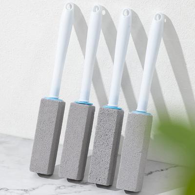 Pumice Stone Toilet Brush Toilet Cleaning Brush with Removable Handle Portable Lightweight Toilet Cleaning Tool