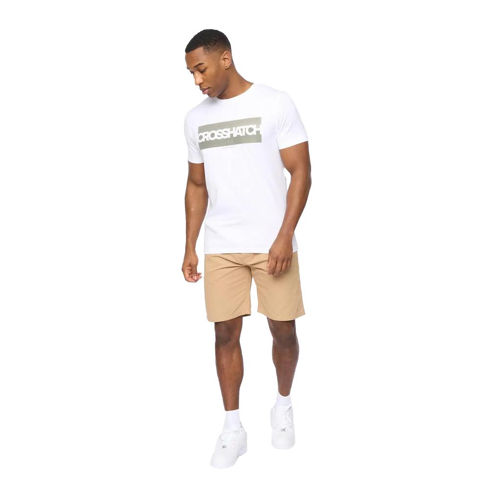 Crosshatch Mens Blansmoore Elasticated Regular Casual Shorts