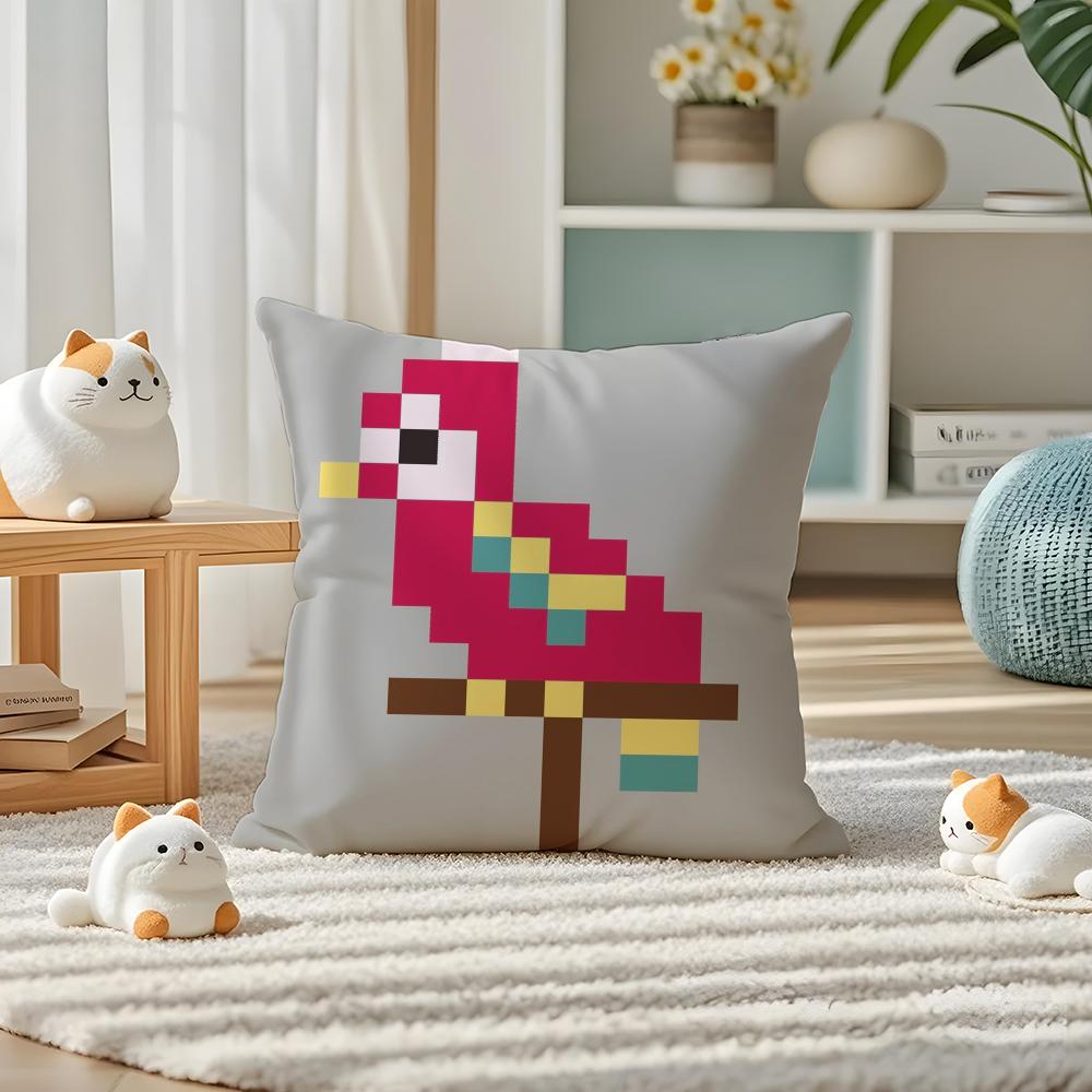 Anime A-Ace Attorney Pillow Case Silky Elegant Comfort Sofa Bed Invisible Zipper
