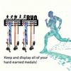 Custom Wall Mounted Sports Medal Display Holder Holds 60 Medals Iron Home Decor Birthday Gift