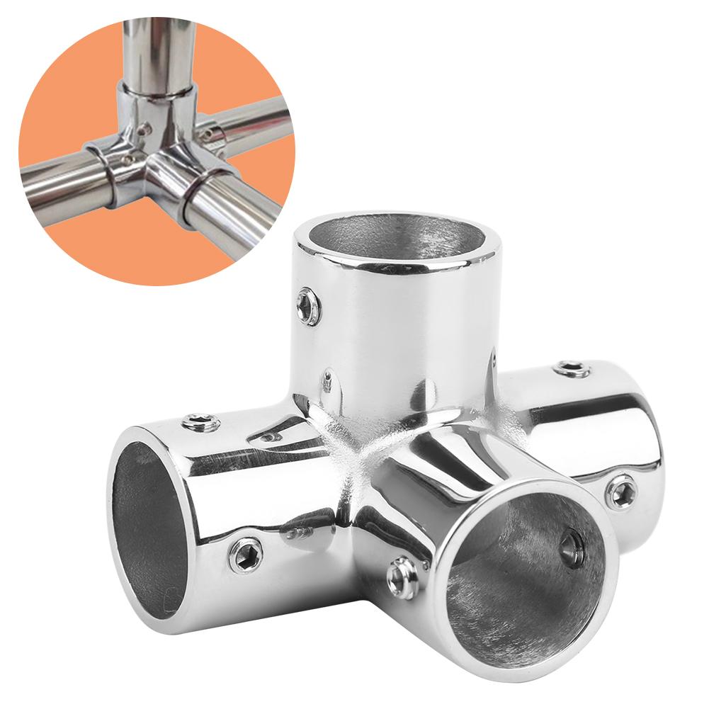 

25mm Hand Rail Fitting 316 stainless steel 4Way Round Base Hardware Accessories
