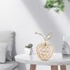 Fruit Statue Art Crafts ,Handmade Shiny Rhinestone Figurines for Entrance Hotel Desktop Wedding