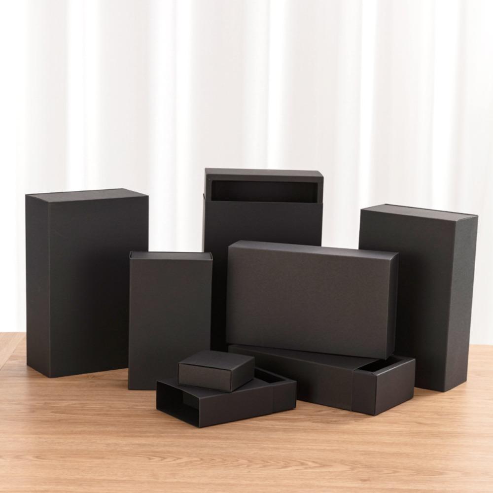 Kraftpapier Kraftpapier Schubladenschachtel Schubladenstil Mini-Karton Geschenkboxen Recycelbar Umweltfreundlich Geschenkverpackungsschachtel