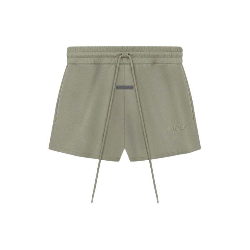Adidas X Fear of God Athletics Suede Fleece Shorts Clay Unisex Bottoms Tan IS8704