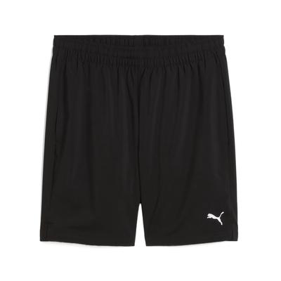 Tad Essencial Moderno Versátil Macio Amigável à Pele Cor Sólida Secagem Rápida Shorts Casuais Shorts Masculinos Preto 527368-01