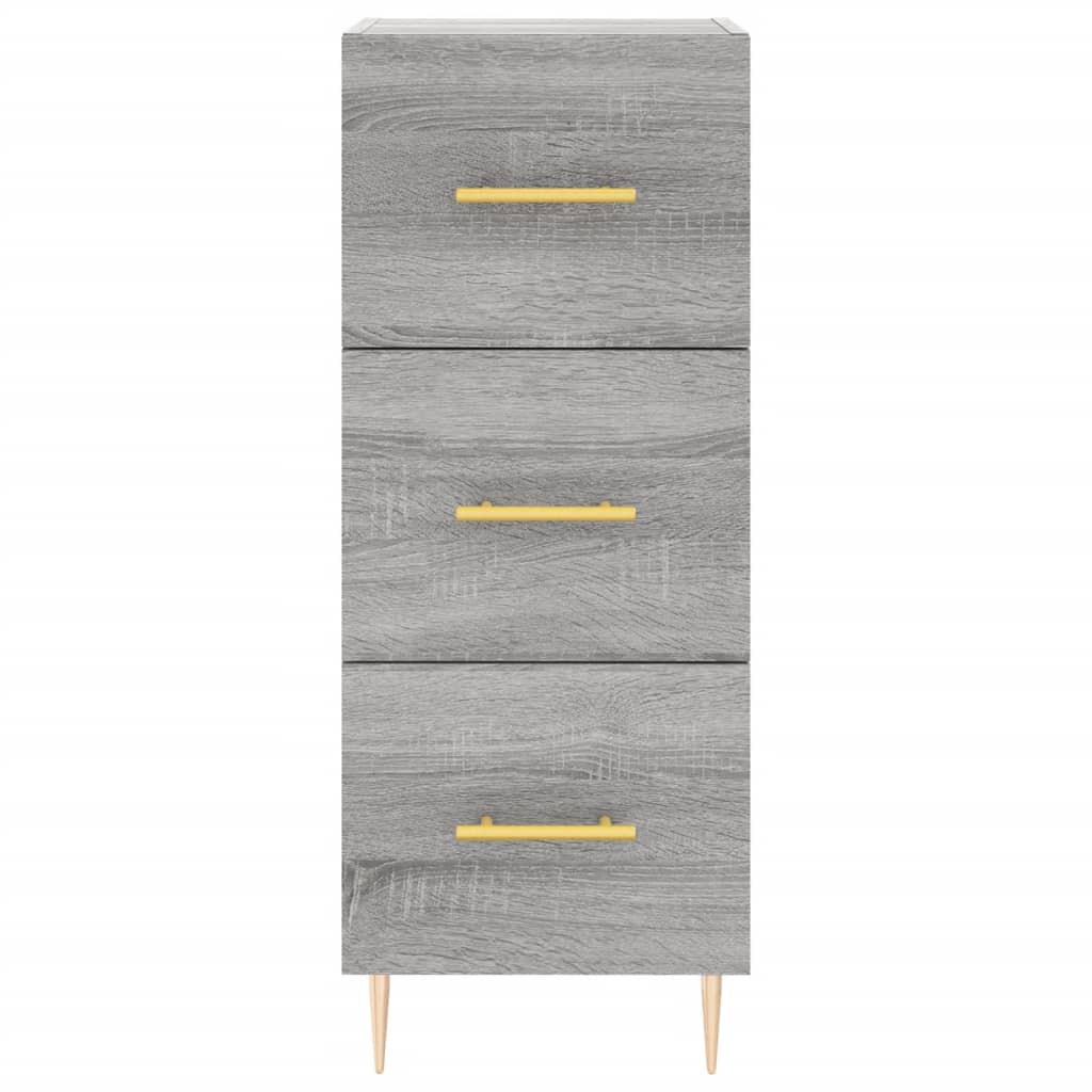 Highboard Gray Sonoma 34.5 x 34 x 180 cm Particleboard