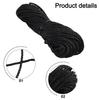 6mm 3-Strand Paracord-Rope Black Rope Coils Nylon Polypropylene Rope Boat Rope For Home Decoration Accessories