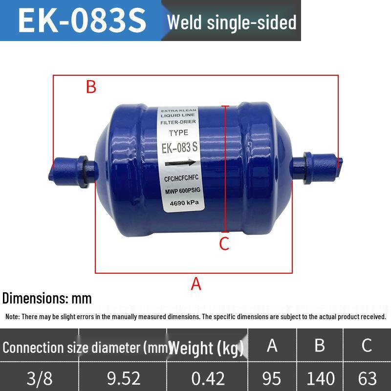 Central Air Conditioning Cold Storage Dryer Filter Unit - Refrigeration Accessories 083/084