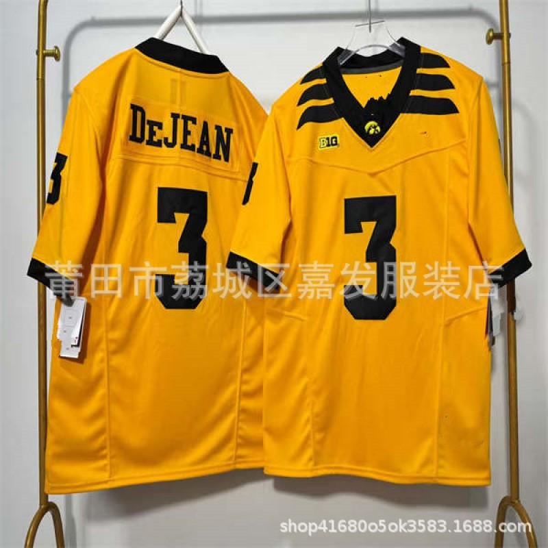 Indiana Hoosiers College Football Jersey Embroidered NCAA Team Uniform Men Cotton Rugby Style