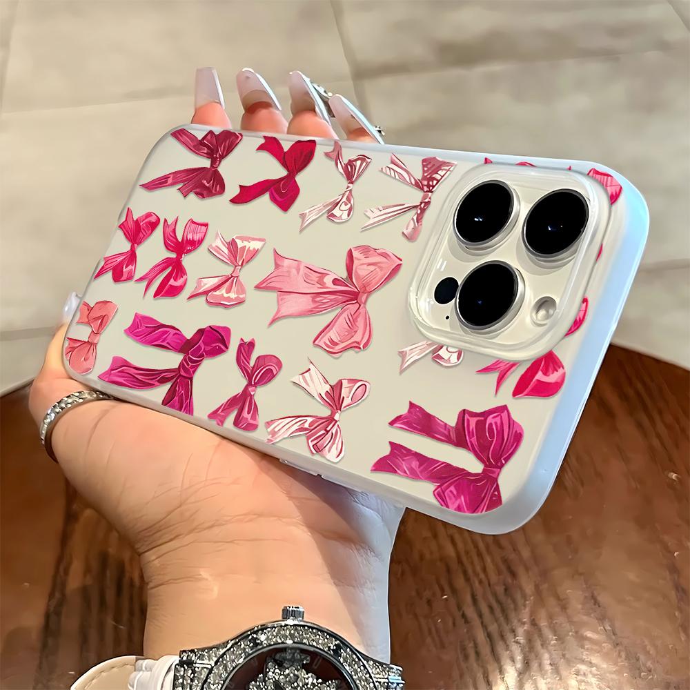 

A Group Of Bows Phone Case For Iphone 17 17air 16 15 14 13 12 11 8 7 Pro Max Mobile Protective Case Soft Funda Cover iphone 11 Pro