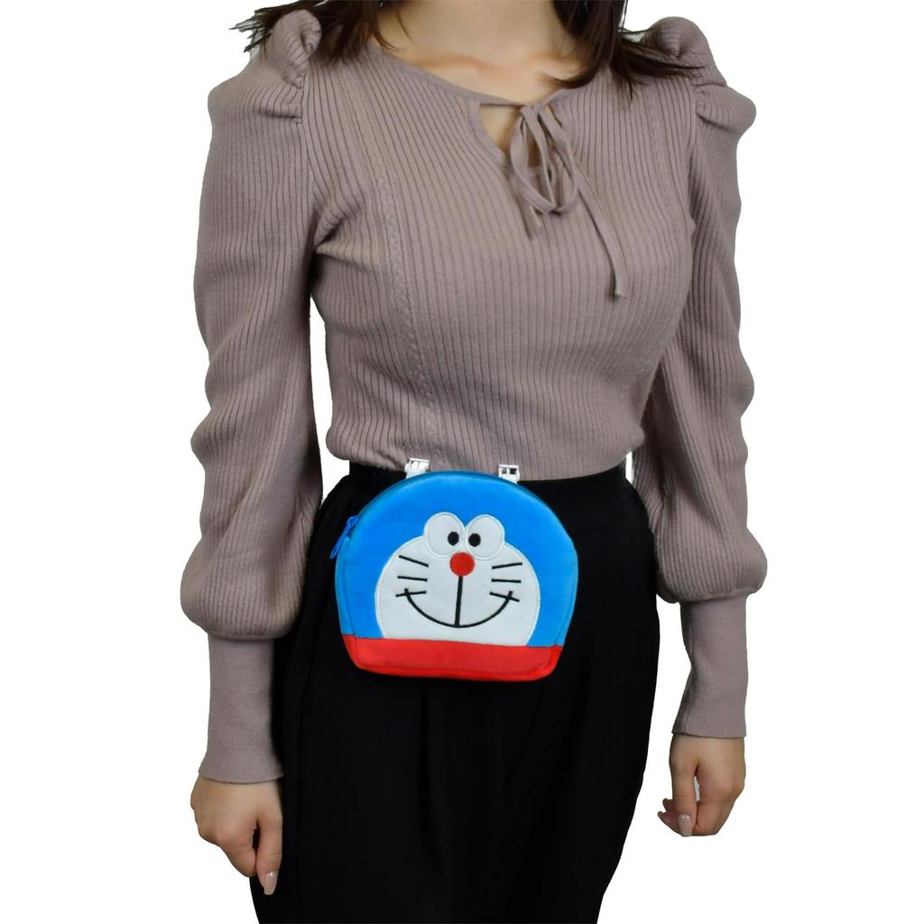 Marushin Face Pocket Doraemon Kindergarten Entrance Kindergarten Entrance Nursery Elementary Characters 2825005800 Pouch, Doraemon, Pocket, Goods,