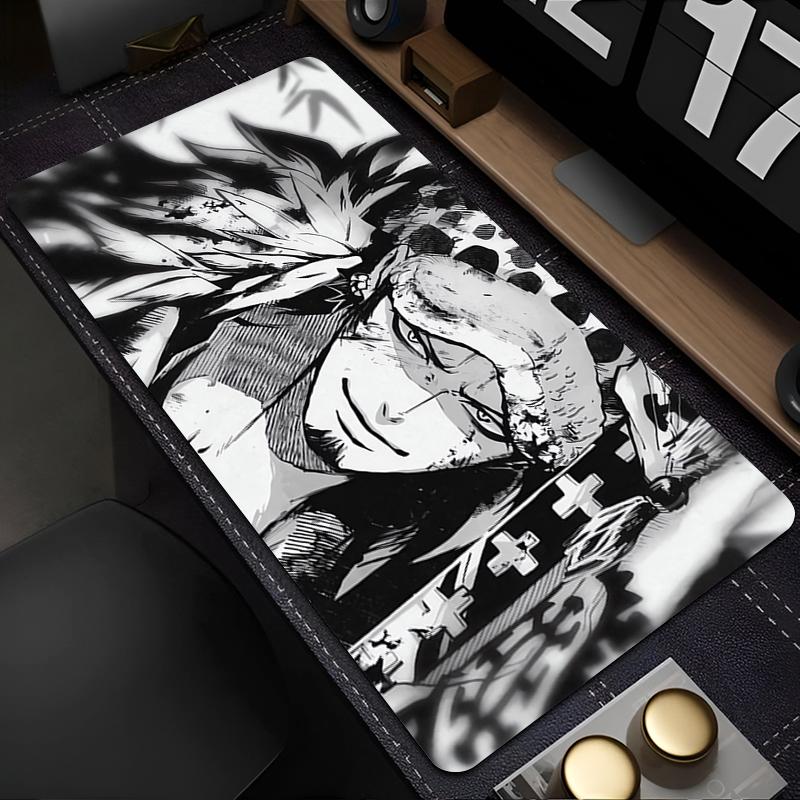 

Mouse Pad one piece Law Gamers Decoracion Gamer Desk Mat XXL Mousepad Laptop Gaming Accessories Varmilo Keyboard Carpet 30x60x0.2cm